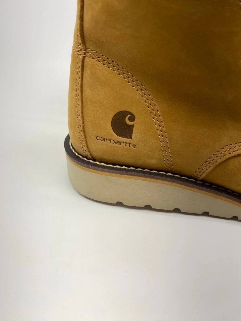 CARHARTT Men's Moc Wedge 6 Inch Work Boot Wheat FW6076 Sz 10